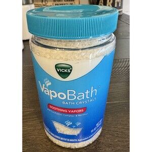 NEW Vicks VapoBath, Bath Crystals, Soothing Vapors, 15 oz (425 g)